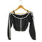 ノルディー nerdy SHOULDER NY TRACK TOP レディース import:XS