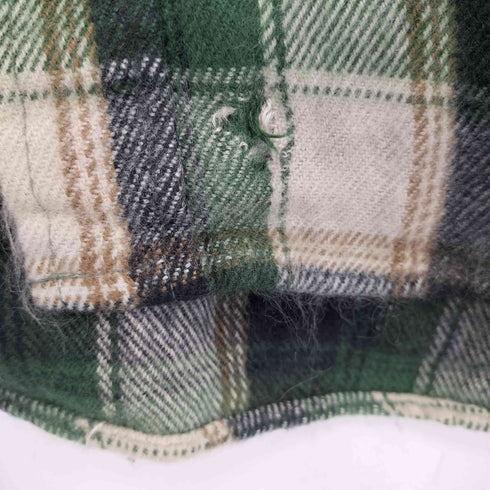 ジェーシーペニー JC Penney 80-90s ウール 長袖 ネルシャツ メンズ import:XL