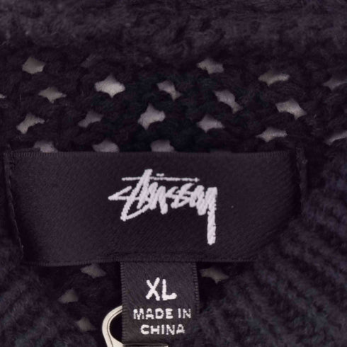 ステューシー Stussy Mesh Zip Hood メッシュ ジップ フーディー ジップアップ パーカー メンズ import:XL