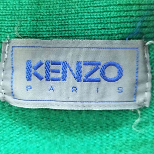 ケンゾーパリス KENZO PARIS ウール100 Vネックカーディガン メンズ