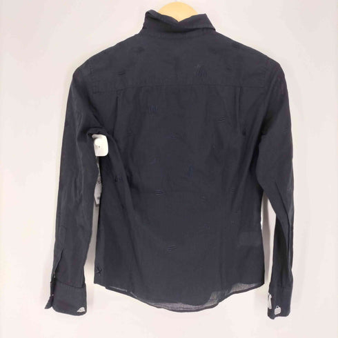 ポールスミスブラック Paul Smith BLACK 刺繍 レギュラーカラーシャツ レディース 158~164
