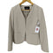 ユナイテッドアローズグリーンレーベルリラクシング UNITED ARROWS green label relaxing ダブルクロス ノーラペル ジャケット -ウォッシャブル・ストレッチ レディース JPN:38