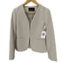 ユナイテッドアローズグリーンレーベルリラクシング UNITED ARROWS green label relaxing ダブルクロス ノーラペル ジャケット -ウォッシャブル・ストレッチ レディース JPN:38