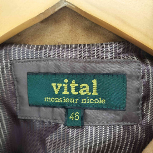 Vital MONSIEUR NICOLE pig leather ピッグスエードトラッカージャケット メンズ 46