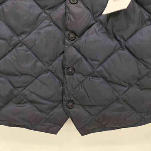 タイオン TAION ナイロン フロントボタン ダウン キルティング ベスト メンズ L