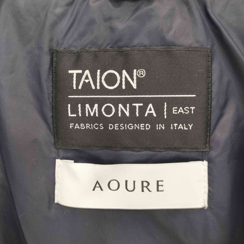 タイオン TAION ナイロン フロントボタン ダウン キルティング ベスト メンズ L