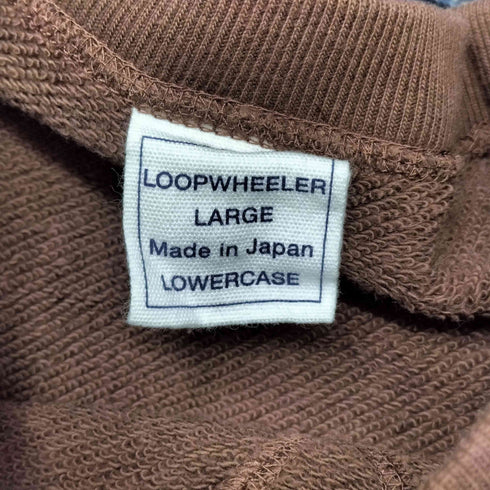 ループウィラー LOOPWHEELER lowercase クルーネックスウェット メンズ JPN:L