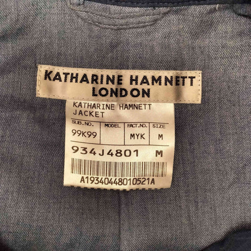 キャサリンハムネットロンドン KATHARINE HAMNETT LONDON リネン テーラードジャケット メンズ JPN:M