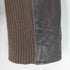 erde lamb leather ニット切替ラムレザーライダースジャケット レディース