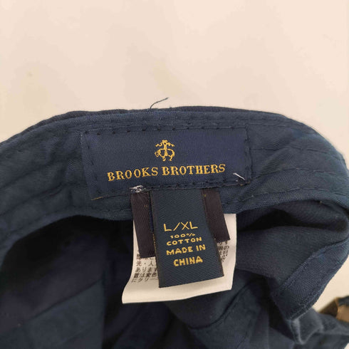 ブルックスブラザーズ BROOKS BROTHERS エンブレム ロゴ 刺繍 6パネル キャップ メンズ L/XL