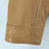 バナナリパブリック BANANA REPUBLIC lamb leather ラムレザーノーカラージャケット レディース XS