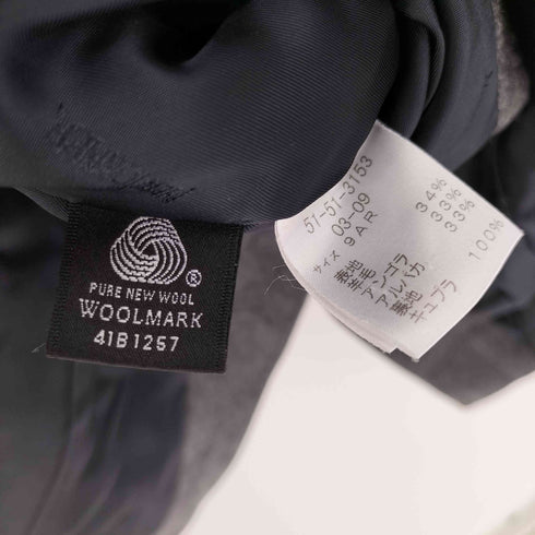 ニューヨーカー NEWYORKER アルパカ混 比翼ボタン ウール ステンカラー コート レディース JPN:9号