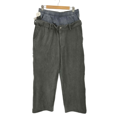 WOKE EDGE Washed Fleece Layered Pants メンズ JPN:L