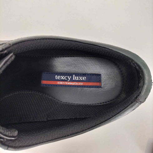 アシックス ASICS texcy luxe ストレートチップ ハーフブローグ レザー レースアップ シューズ メンズ JPN:25.5