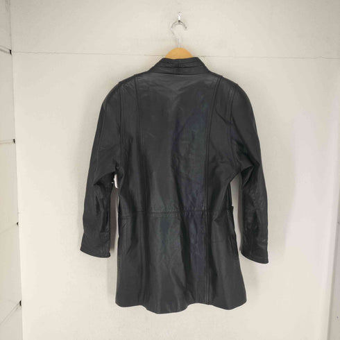 BR LADIES FASHION cow leather カウレザーデザインハーフコート レディース F
