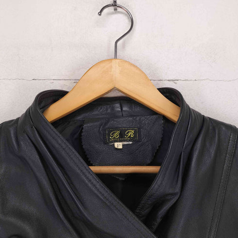 BR LADIES FASHION cow leather カウレザーデザインハーフコート レディース F