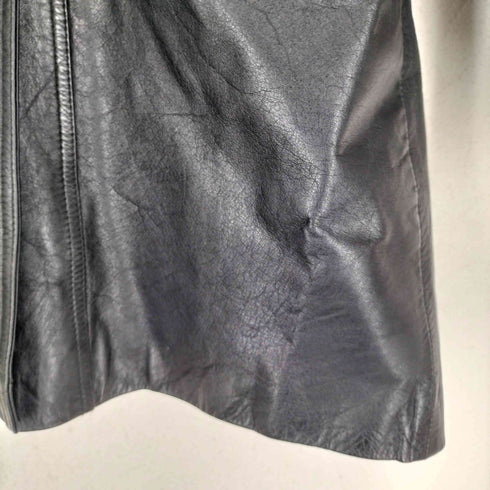 BR LADIES FASHION cow leather カウレザーデザインハーフコート レディース F