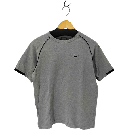 ナイキ NIKE 00s 銀タグ S/S Piping Swoosh Logo T-Shirt メンズ import:M