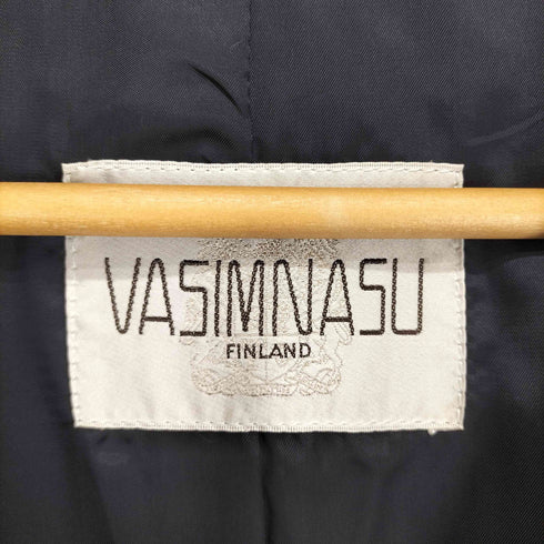 VASIMNASU cow leather レオパード切替カウレザーハーフコート レディース F