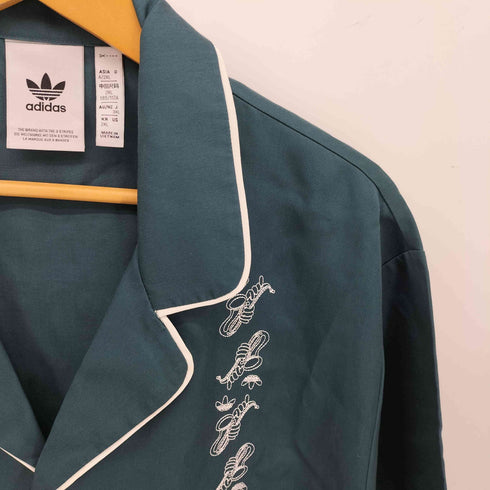 アディダス adidas 24SS レジャー ボウリングシャツ メンズ import:XXL
