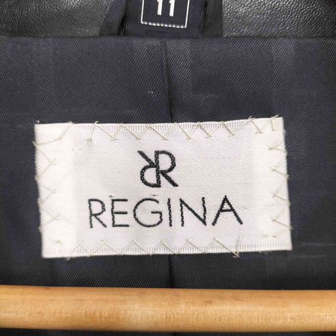 REGINA calf leather&mink fur トグルボタンファー切替レザージャケット レディース 11