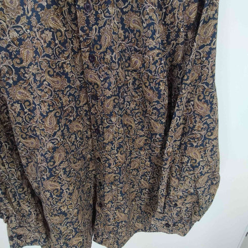キングサイズ KINGSIZE ペイズリー柄 総柄 L/S シャツ ビッグサイズ メンズ import:XL