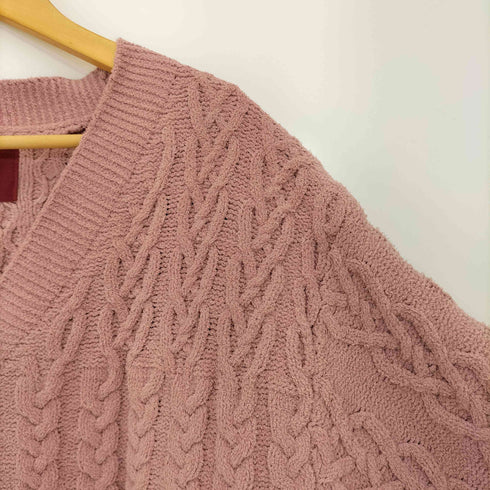 ジェラートピケ gelato pique レンタイン スフレハートアランカーディガン レディース ONE SIZE