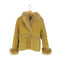 V.O.M lamb suede ファー切替ラムスエードジャケット レディース 38