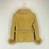 V.O.M lamb suede ファー切替ラムスエードジャケット レディース 38