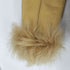 V.O.M lamb suede ファー切替ラムスエードジャケット レディース 38