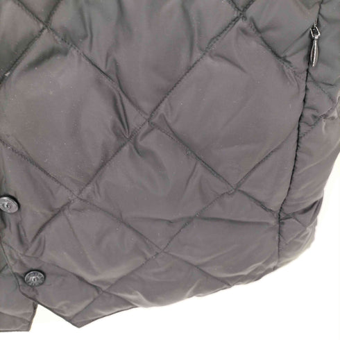 タイオン TAION ナイロン フロントボタン ダウン キルティング ベスト メンズ L