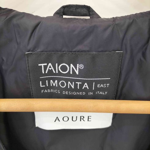 タイオン TAION ナイロン フロントボタン ダウン キルティング ベスト メンズ L