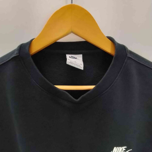 ナイキ NIKE 24AW NSW CLUB CRW FT BLACK WHITE クラブ フレンチテリー クルー スウェット メンズ import:XL