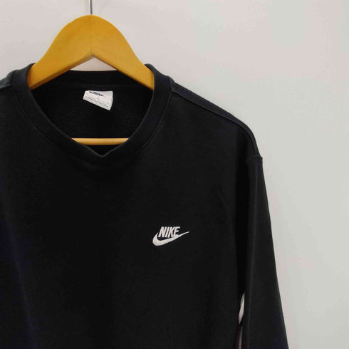 ナイキ NIKE 24AW NSW CLUB CRW FT BLACK WHITE クラブ フレンチテリー クルー スウェット メンズ import:XL