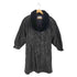 LA NAVE Femme cow leather 襟ファーカウレザーマキシコート レディース