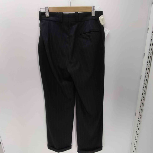 diatinto moda per uomo ウール カシミヤ 1タック ストライプ スラックス パンツ メンズ 46