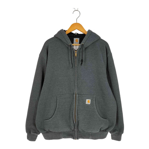 カーハート Carhartt メキシコ製 ダブルフェイス ジップパーカー メンズ import:L