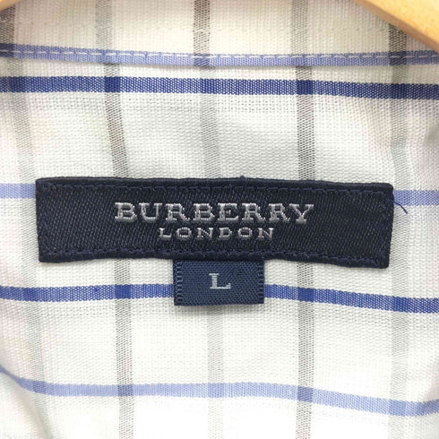 バーバリーロンドン BURBERRY LONDON グラフチェック S/S レギュラー カラー シャツ メンズ import:L