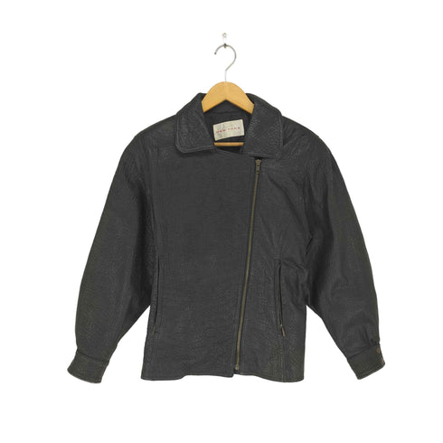 NEW YORK real leather リアルレザーダブルライダースジャケット レディース