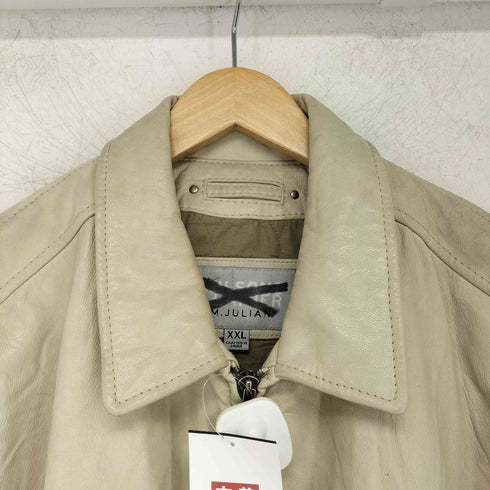 WILSONS LEATHER M.JULIAN レザー ジップアップジャケット メンズ import:XXL
