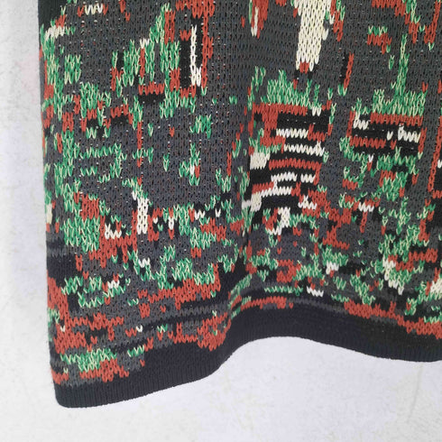 ビューティフルピープル beautiful people グラフィックニットプルオーバー レディース M