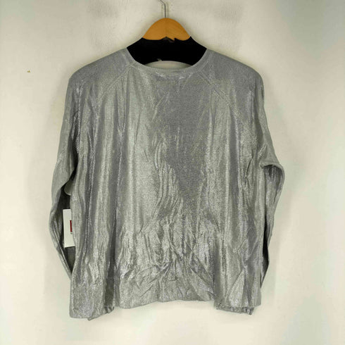 ザラ ZARA フォイルディテール セーター ラメ カットソー レディース import:M