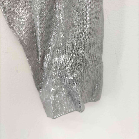 ザラ ZARA フォイルディテール セーター ラメ カットソー レディース import:M