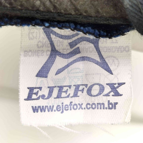 EJEFOX 刺繍 6パネル デニム キャップ メンズ