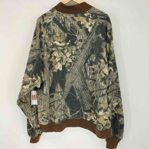 MOSSY OAK USA製 リアルツリーカモ スナップボタンブルゾン メンズ 2XL