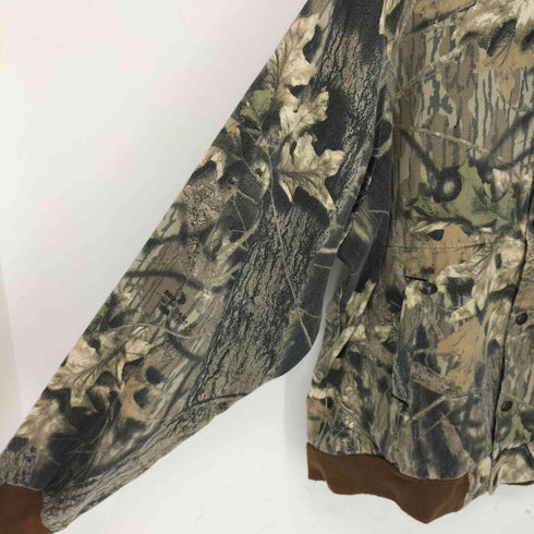 MOSSY OAK USA製 リアルツリーカモ スナップボタンブルゾン メンズ 2XL