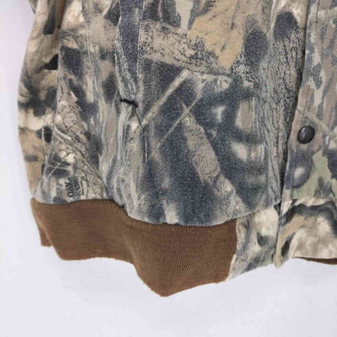 MOSSY OAK USA製 リアルツリーカモ スナップボタンブルゾン メンズ 2XL
