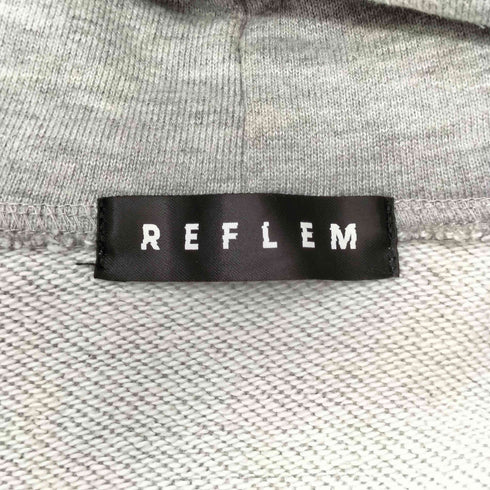 レフレム REFLEM トライバルラインストーン長袖ジップアップパーカー メンズ FREE