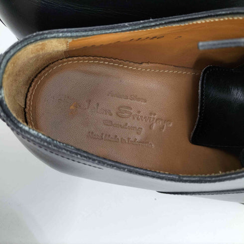 ジャランスリウァヤ Jalan Sriwijaya Bandung BLACK CALF LEATHER SOLE ストレートチップ レザー ドレス シューズ メンズ 7