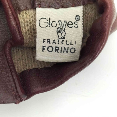 GLOVES FRATELLI FORINO レザーグローブ 手袋 レディース